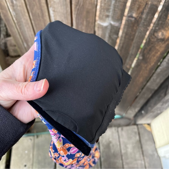 J Crew Ruched One Shoulder One Piece Floral Block Print Swimsuit NWT Sz 0 - Picture 11 of 16